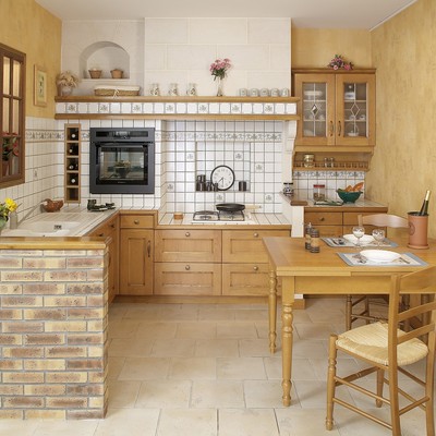 Cocina rústica