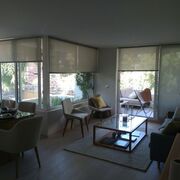 Cortinas Roller Screen,Operación manual,instaladas en Las Condes,Región Metropolitana.