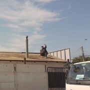 Trabajando en techumbre