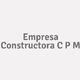 Logo Empresa Constructora C P M_3198