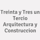 Logo Treinta y Tres un Tercio Arquitectura y Construccion_775