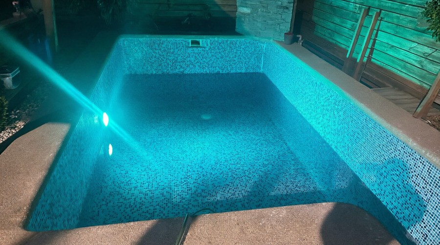 Mosaico en Piscina