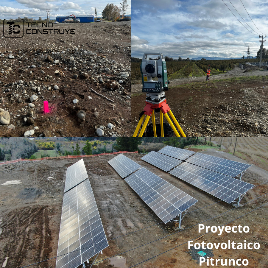 Apoyo de Proyecto Fotovoltaico sector Cunco