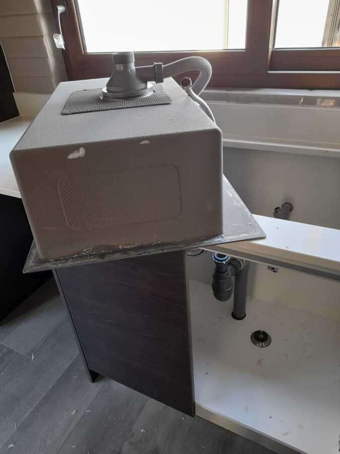 Intalación de lavaplatos