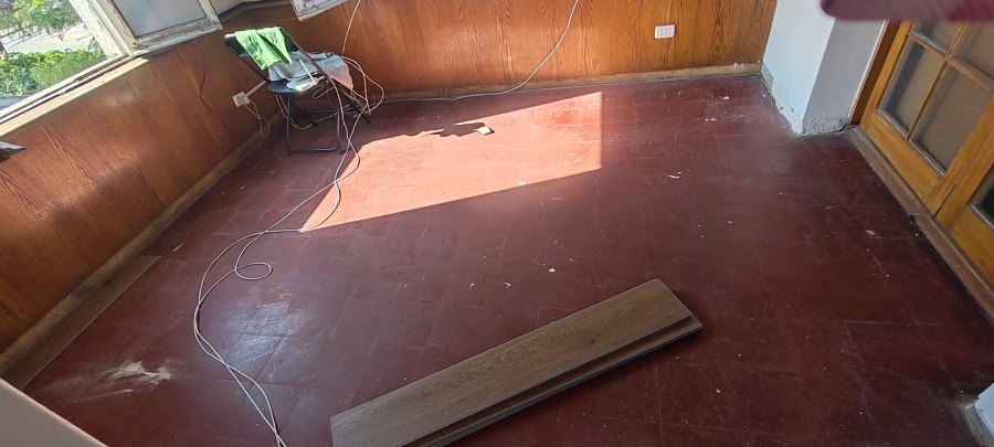 Instalación de Piso vinilico
