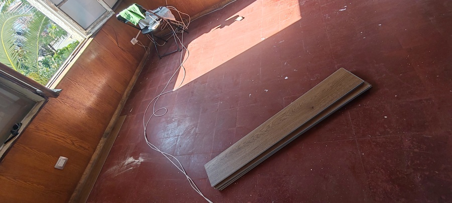 Instalación de Piso vinilico