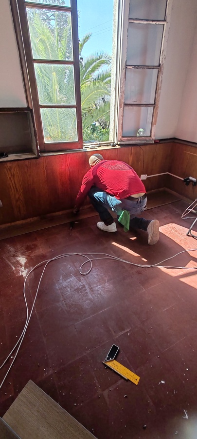 Instalación de Piso vinilico