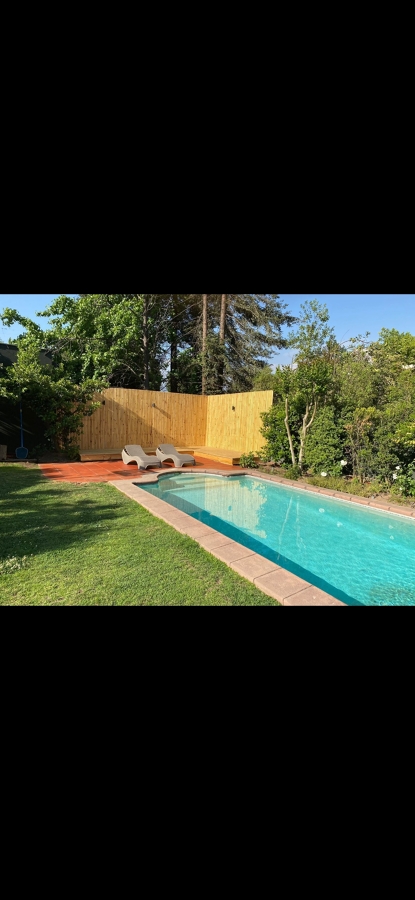 Piscina , cortavista , deck