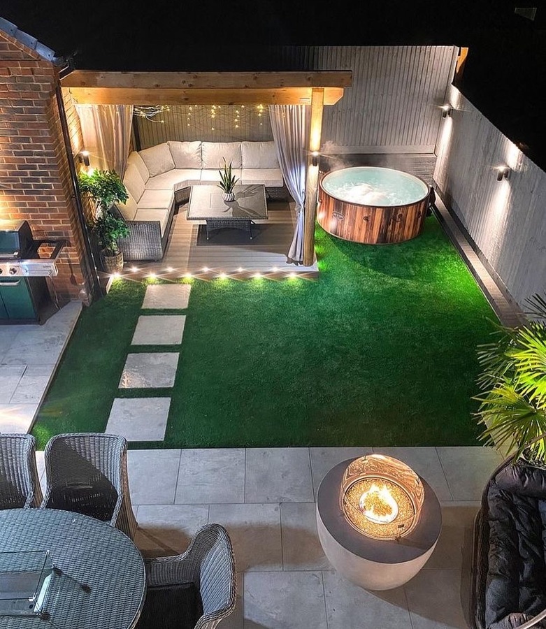 Patio y jardín