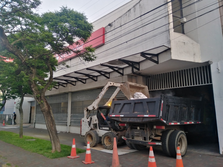 Retiro de escombros en Concepción