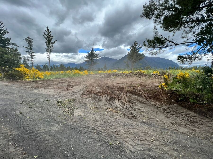 Acceso hacienda Pucon