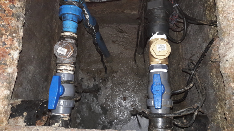 Renovación de cañerias, bombas de desague