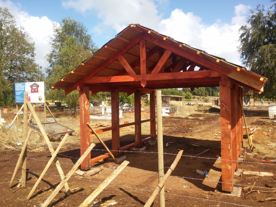 Pórtico de acceso rustico 1 - 15m2