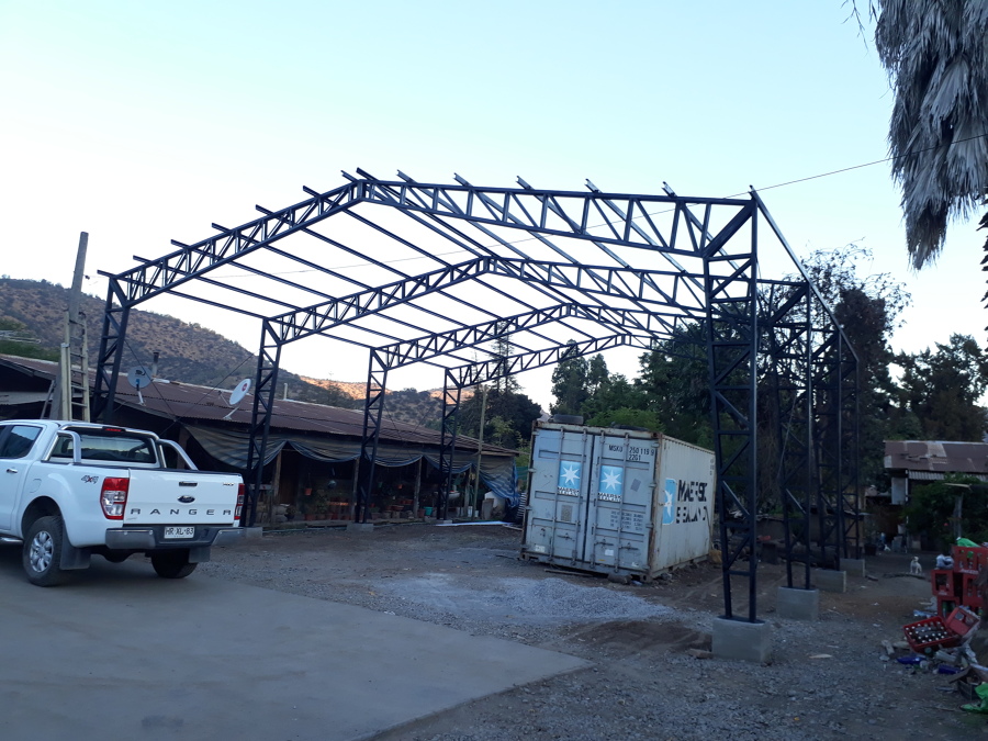 construcción de galpón