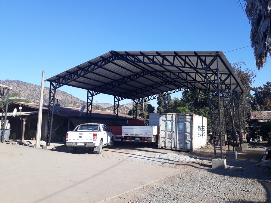 construcción de galpón