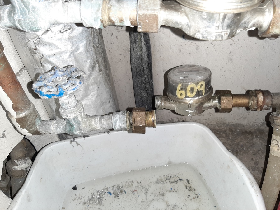 Cambio Llave de paso medidor de agua