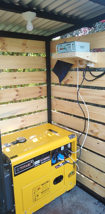 caseta y instalacion generador talagante