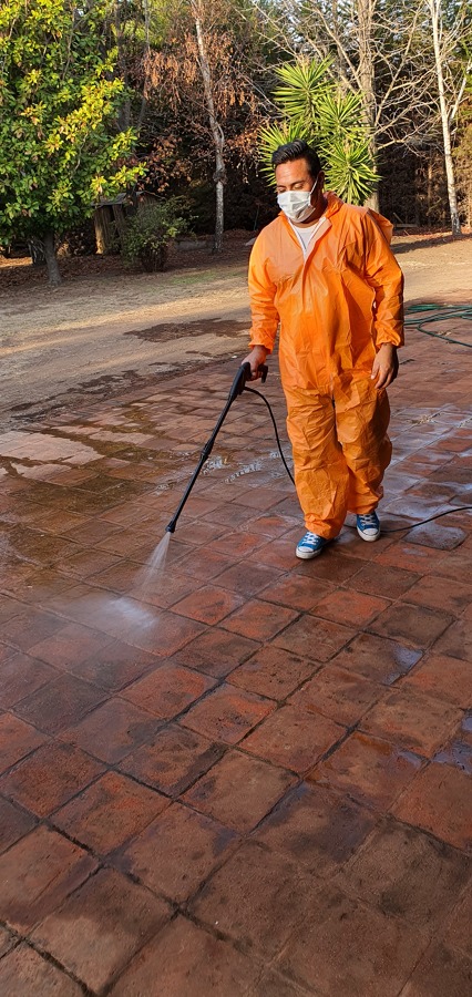 Lavado de pisos exterior