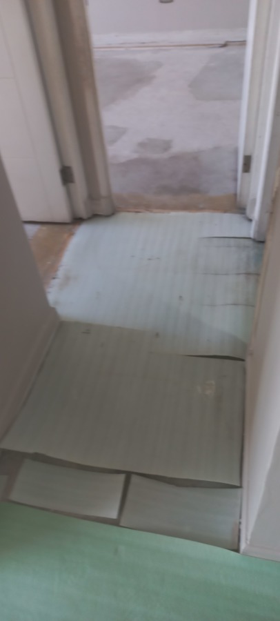 Preparacion piso vinilico