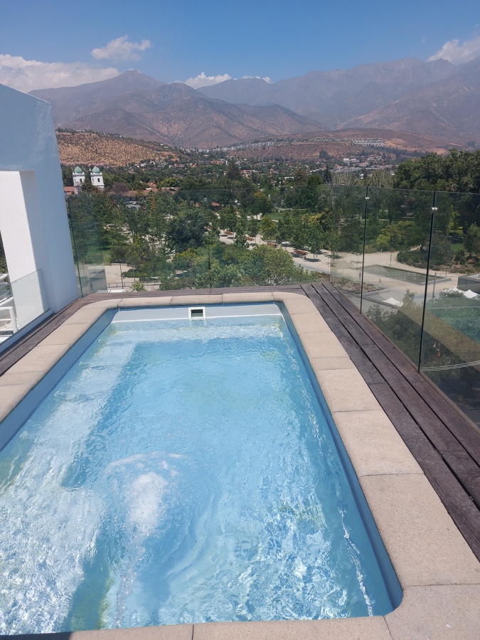 Piscina terrasa edificio