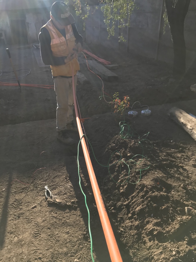 Excavaciones e instalaciones