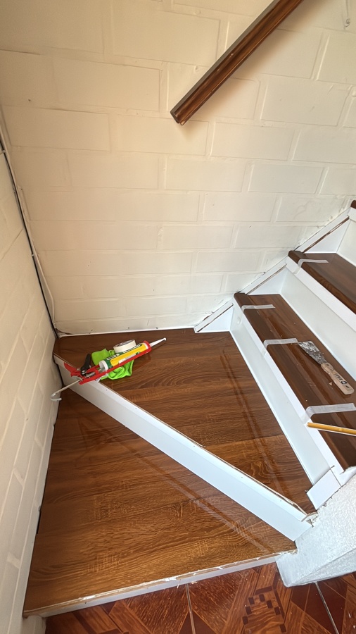 Escalera vitrificada