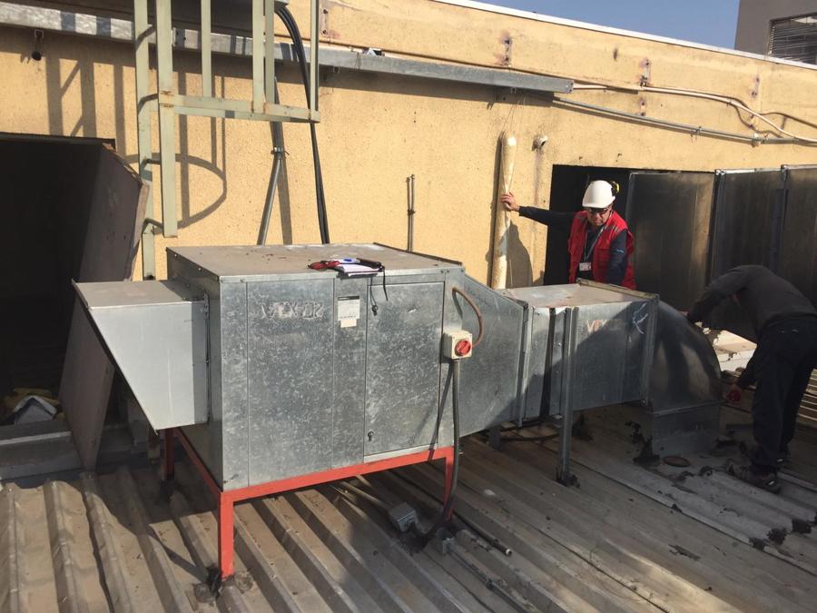 Evaluación de equipo extractor