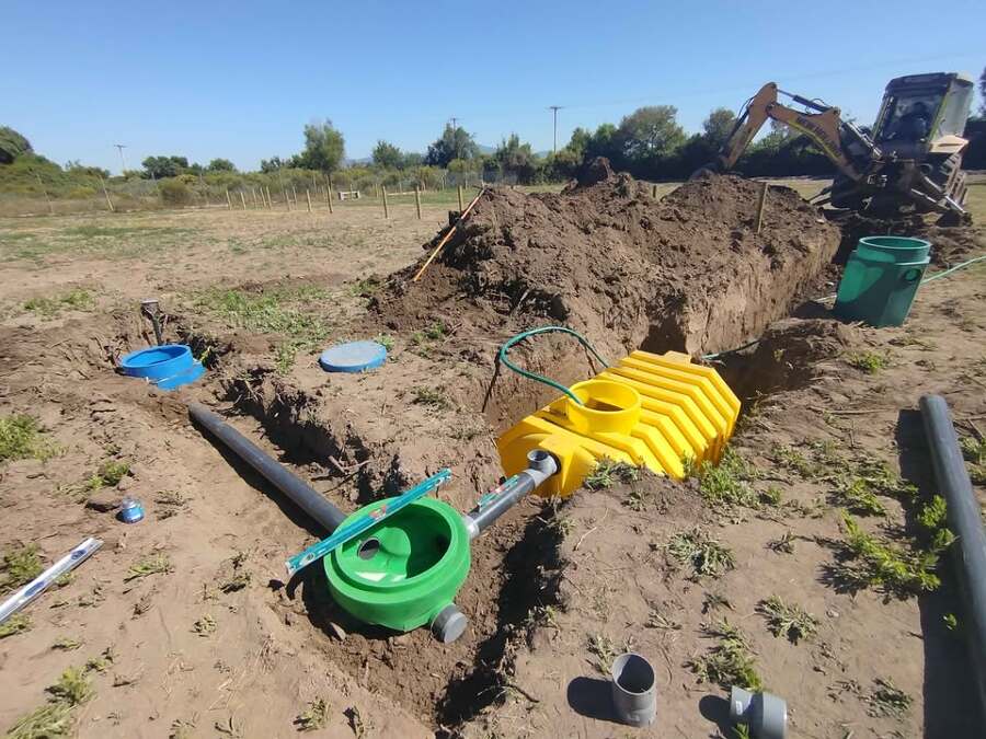 Instalación fosa séptica 2200lt