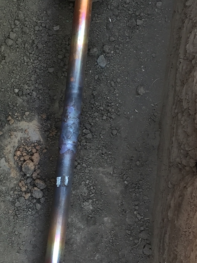 Soldadura de plata en cobre para gas