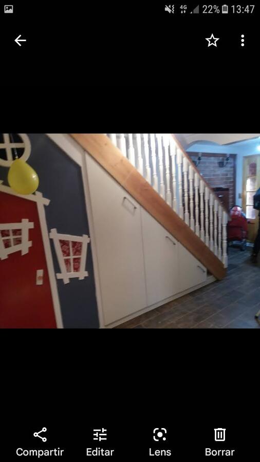 Escalera con diseños