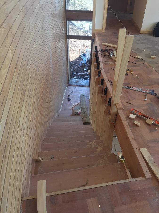 Escalera casa muelle