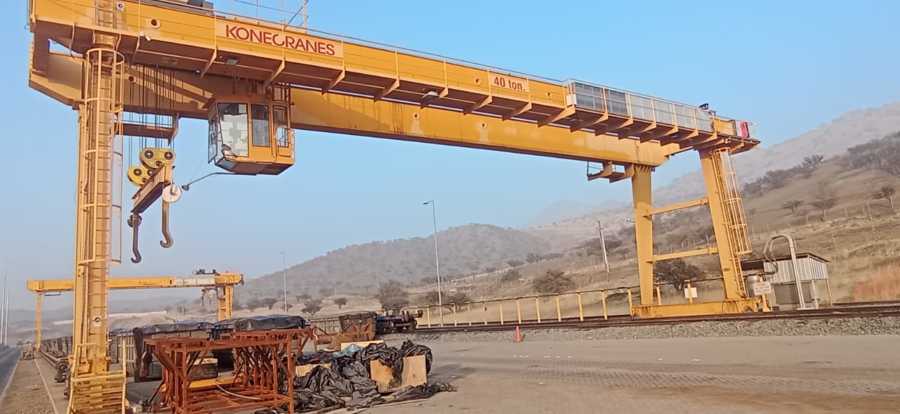 Atencion de falla Grua portal