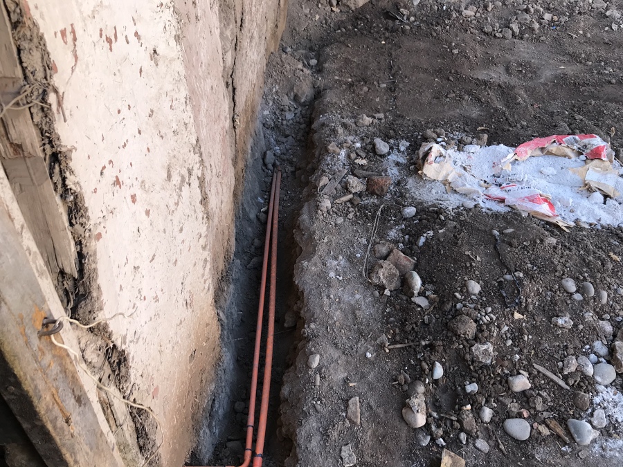 Excavaciones e instalaciones