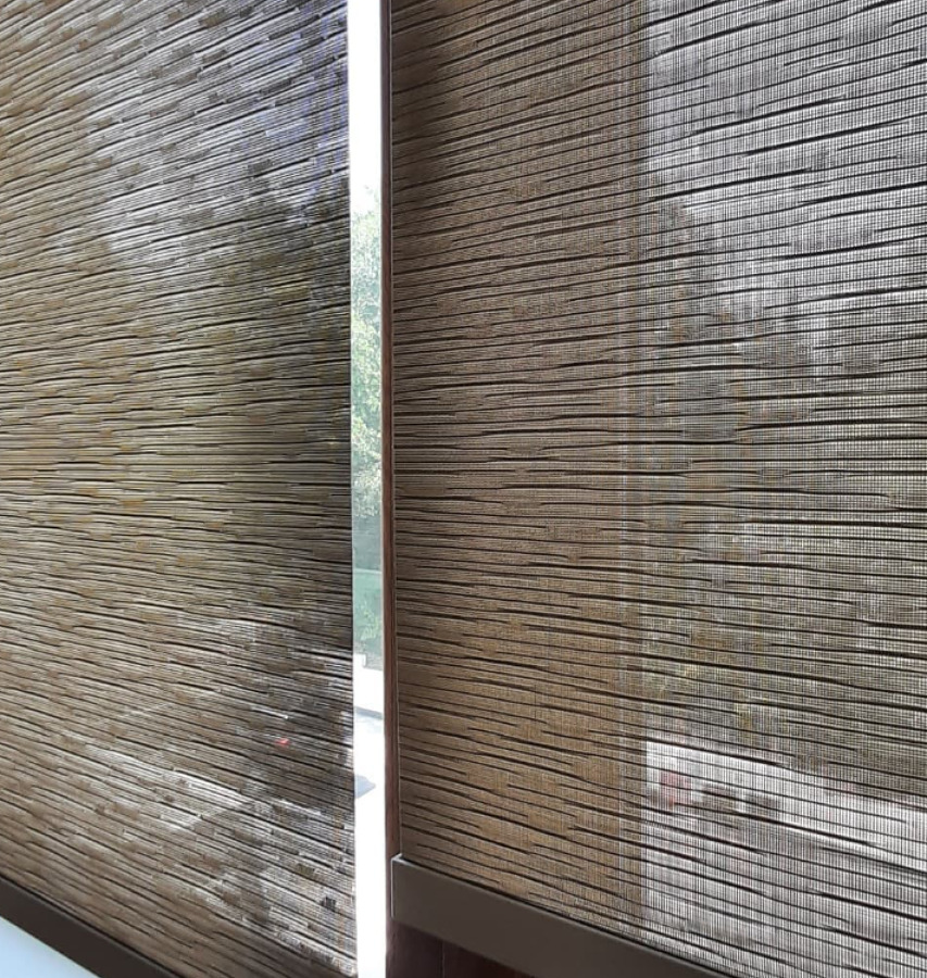 Cortinas roller screen texturas