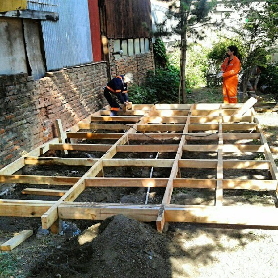 Base Vigas de Madera