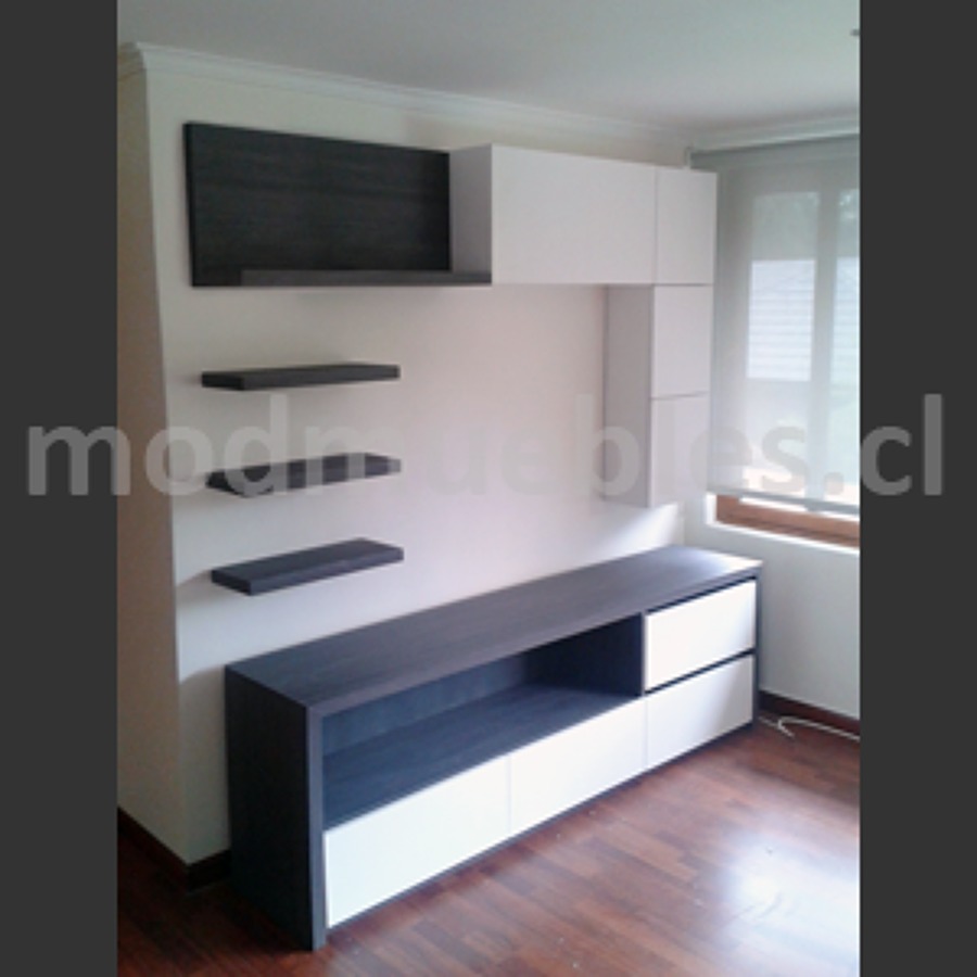 Rack y estantes flotantes