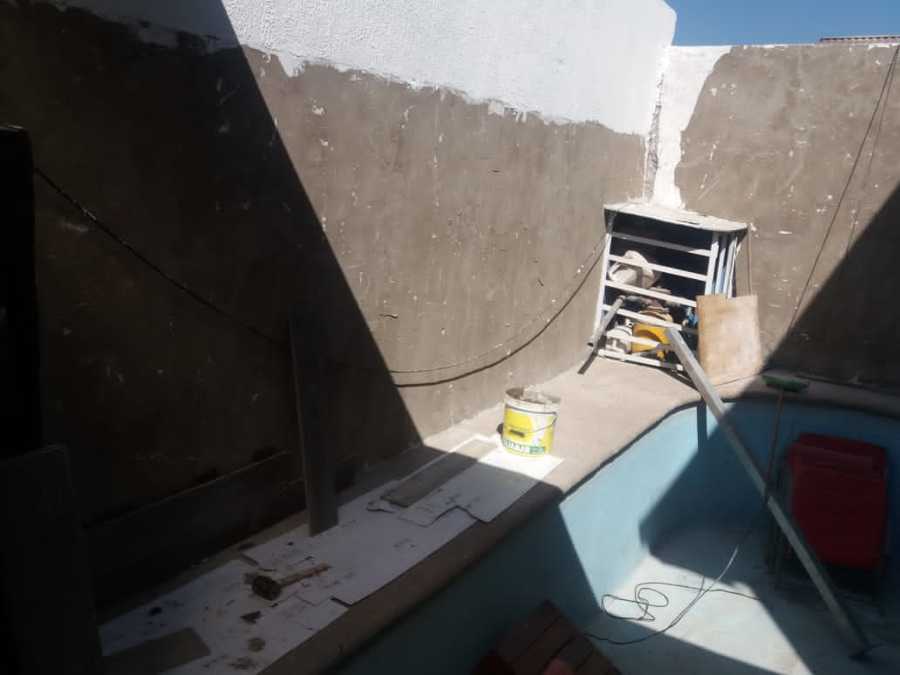 Remodelación de patio pared y piscina