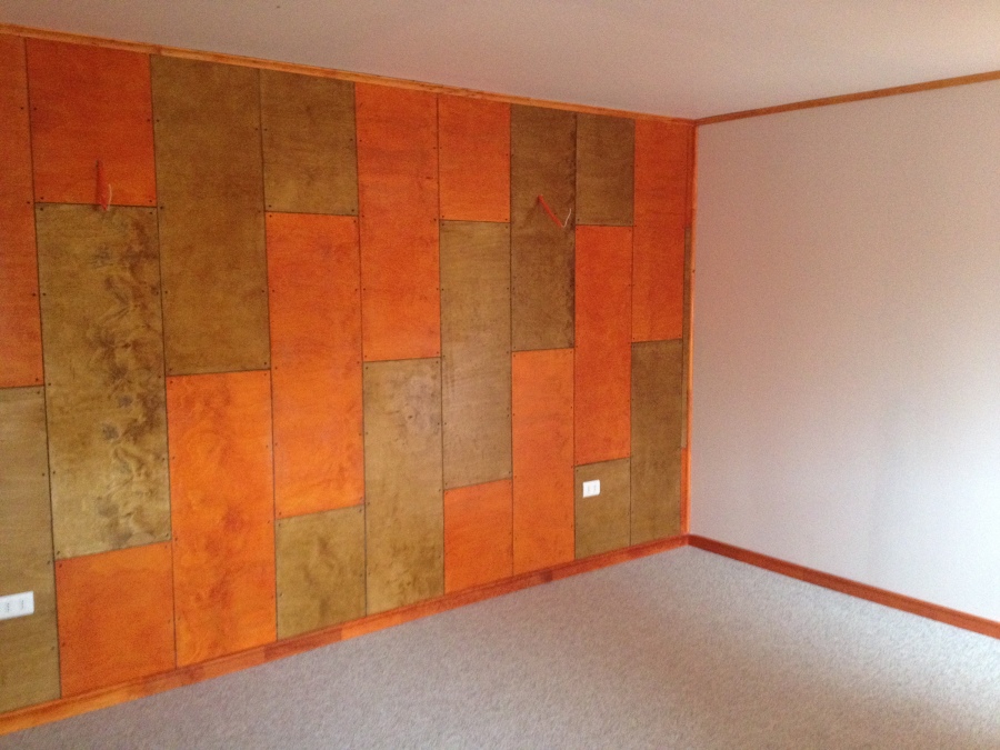 Detalle de terminaciones en vivienda en proceso de construcción.