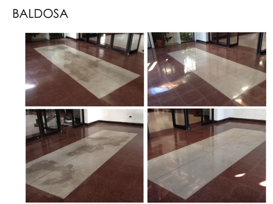 Foto: Trabajo en Baldosa - Estadio San Jorge Banco estado de Sistemas