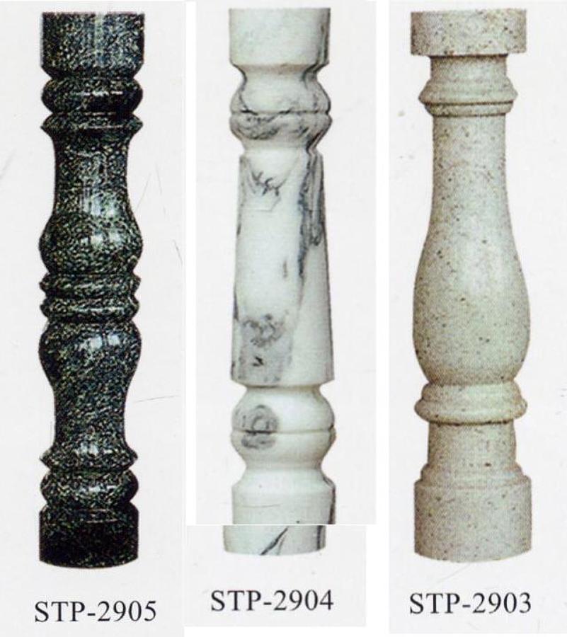 Diferentes tipos de Balaústre en Mármol