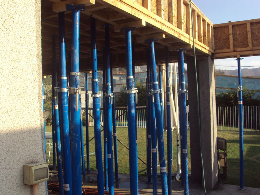 loza y viga estructural de hormigon