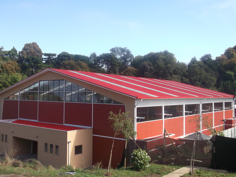 Lota: Gimnasio Colegio Francisco Croze de Lota  año 2014