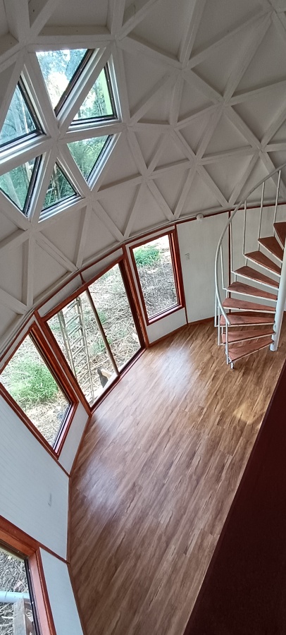 Armado de estructura geodésica