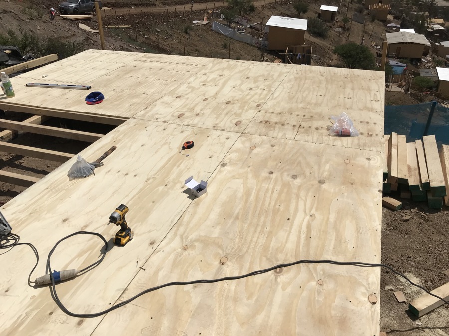 forrado de estructura madera piso