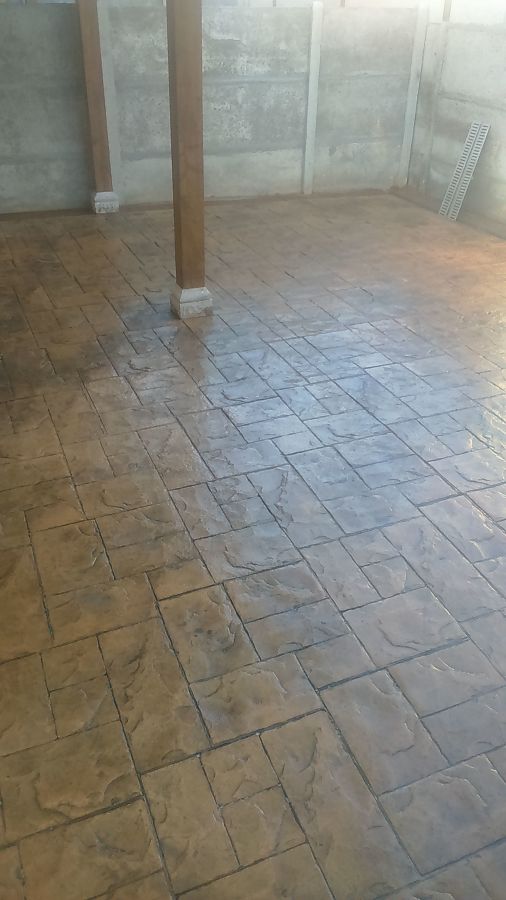 piso estampado