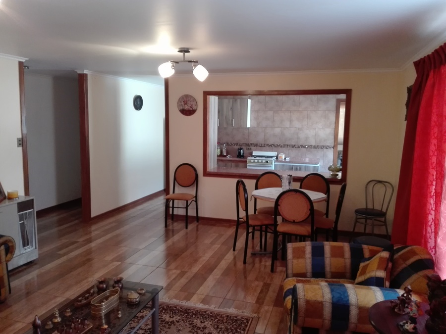 Living comedor casa material ligero