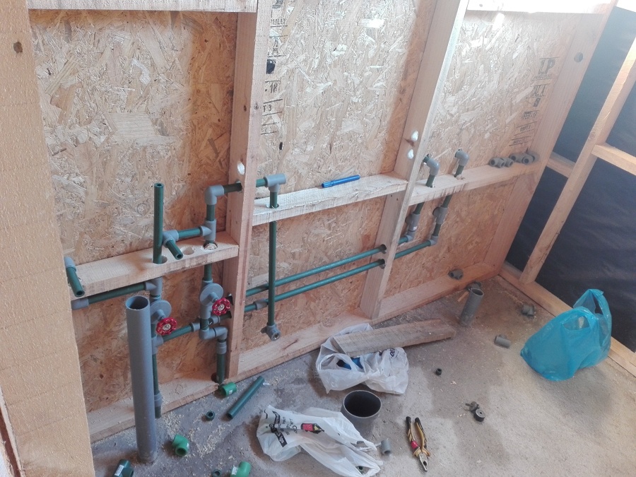 instalación de agua potable en PPR.