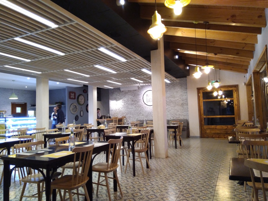 Audio de dos zonas y CCTV en restaurante