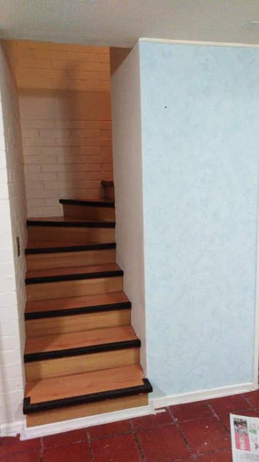 culminacion de remodelacion de escalera