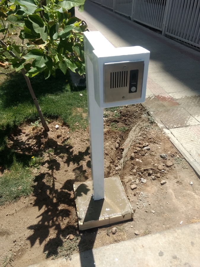 Citofono control de acceso a estacionamiento